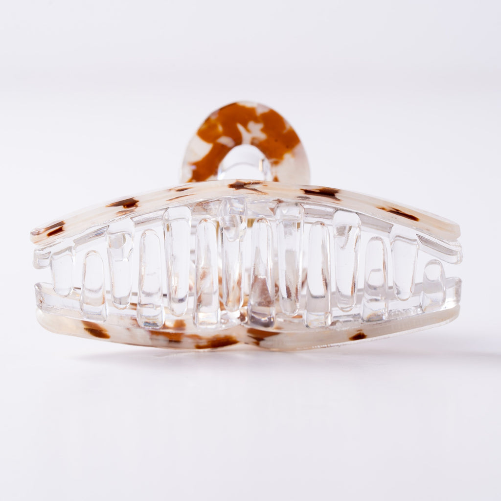 Crystal Pearl Loop Claw Clip