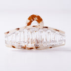 Crystal Pearl Loop Claw Clip