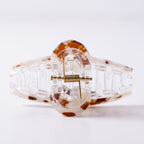 Crystal Pearl Loop Claw Clip