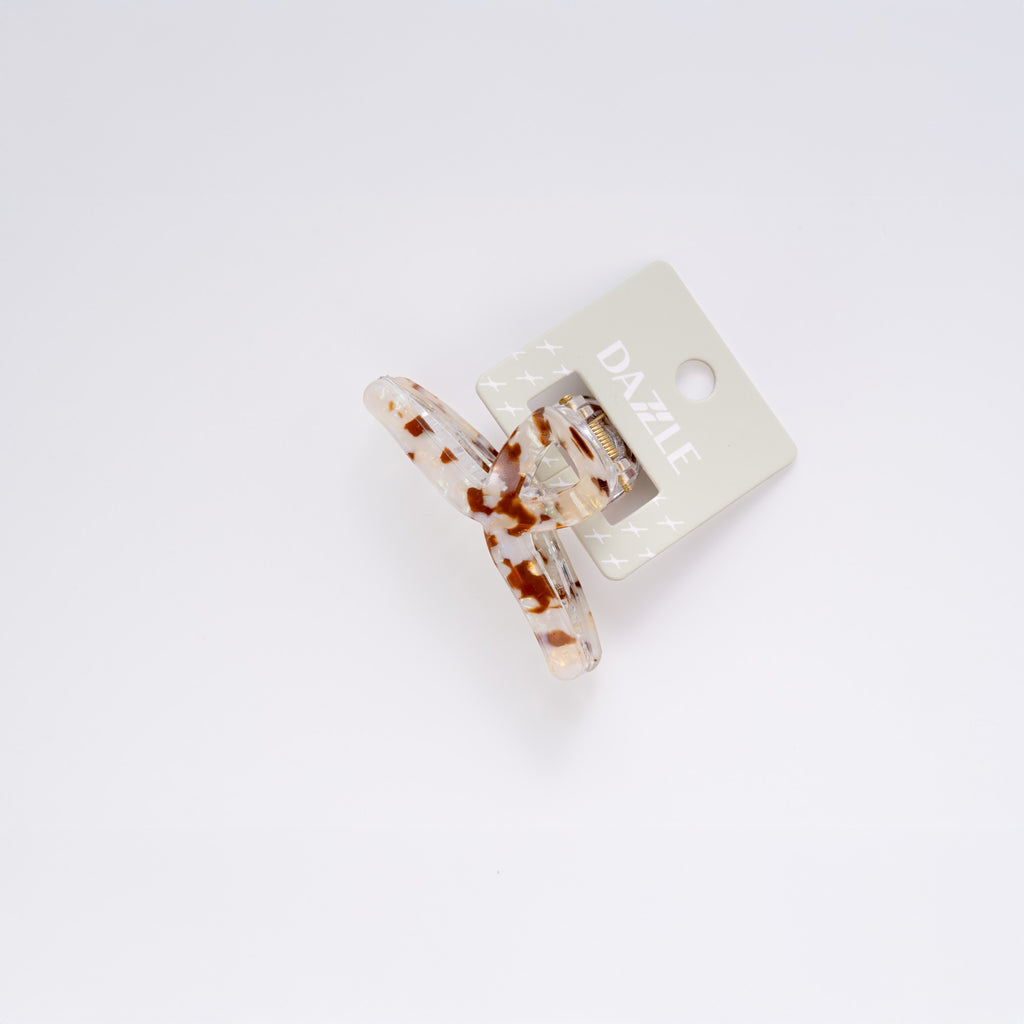 Crystal Pearl Loop Claw Clip