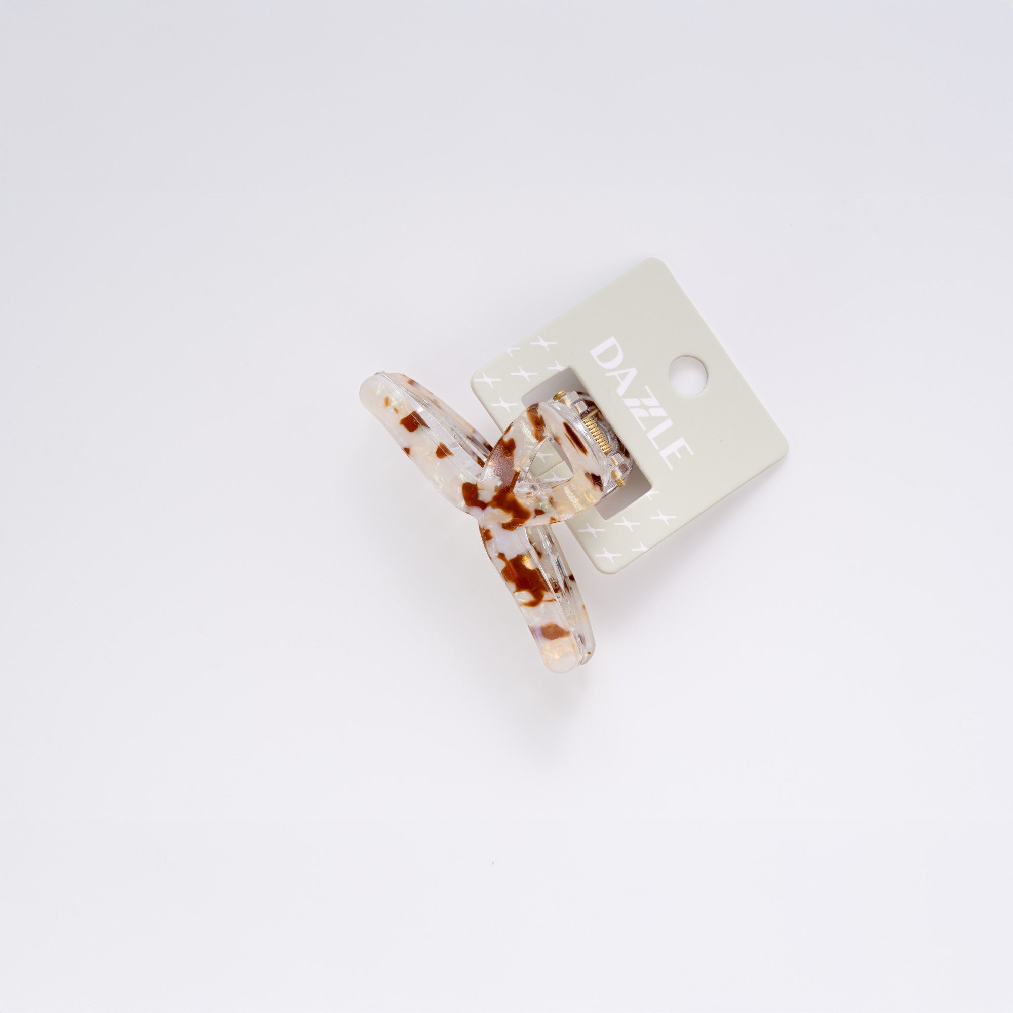 Crystal Pearl Loop Claw Clip