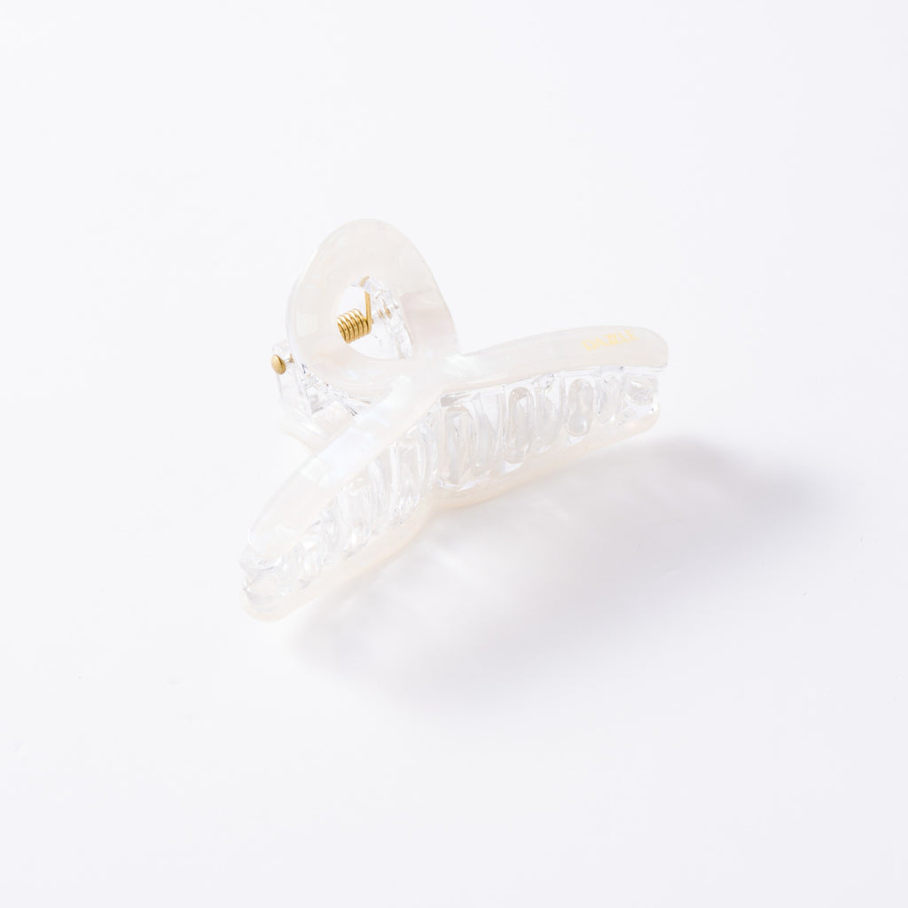 Crystal Pearl Loop Claw Clip