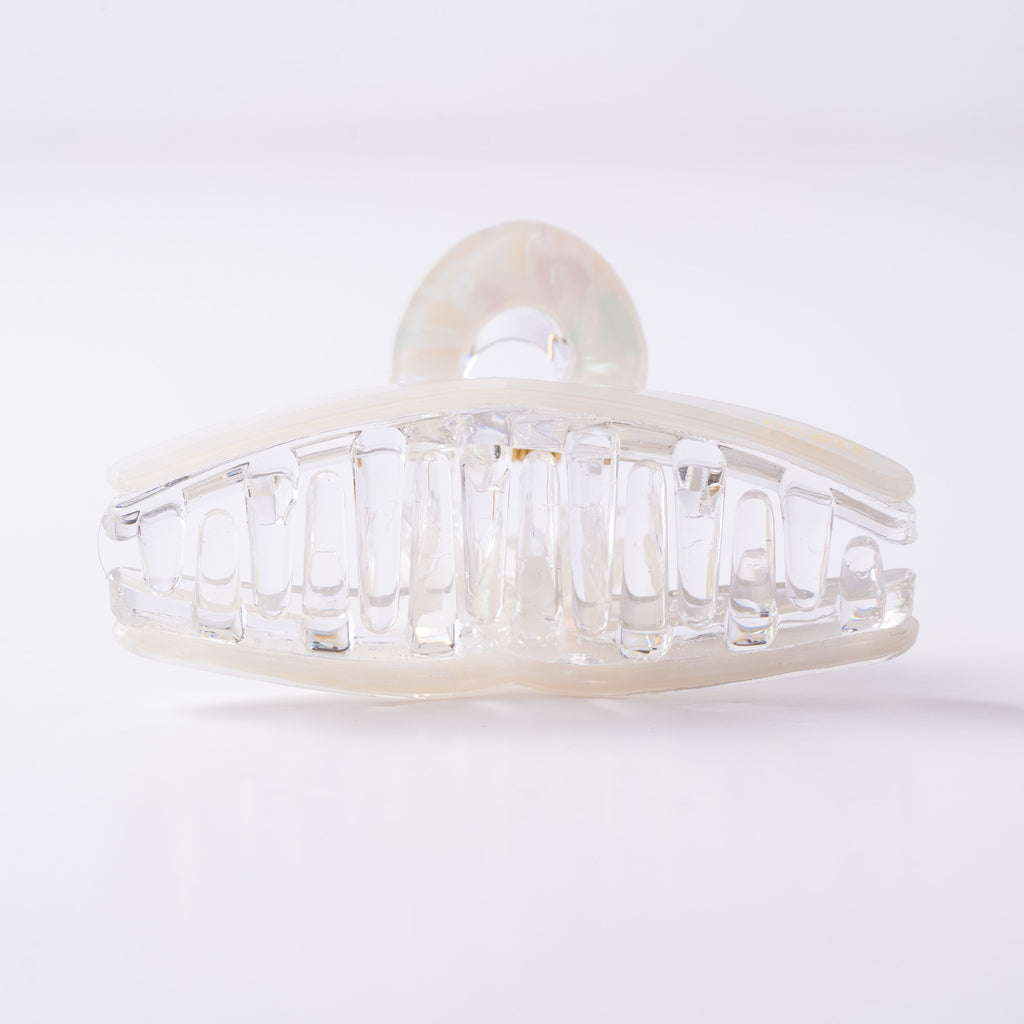 Crystal Pearl Loop Claw Clip
