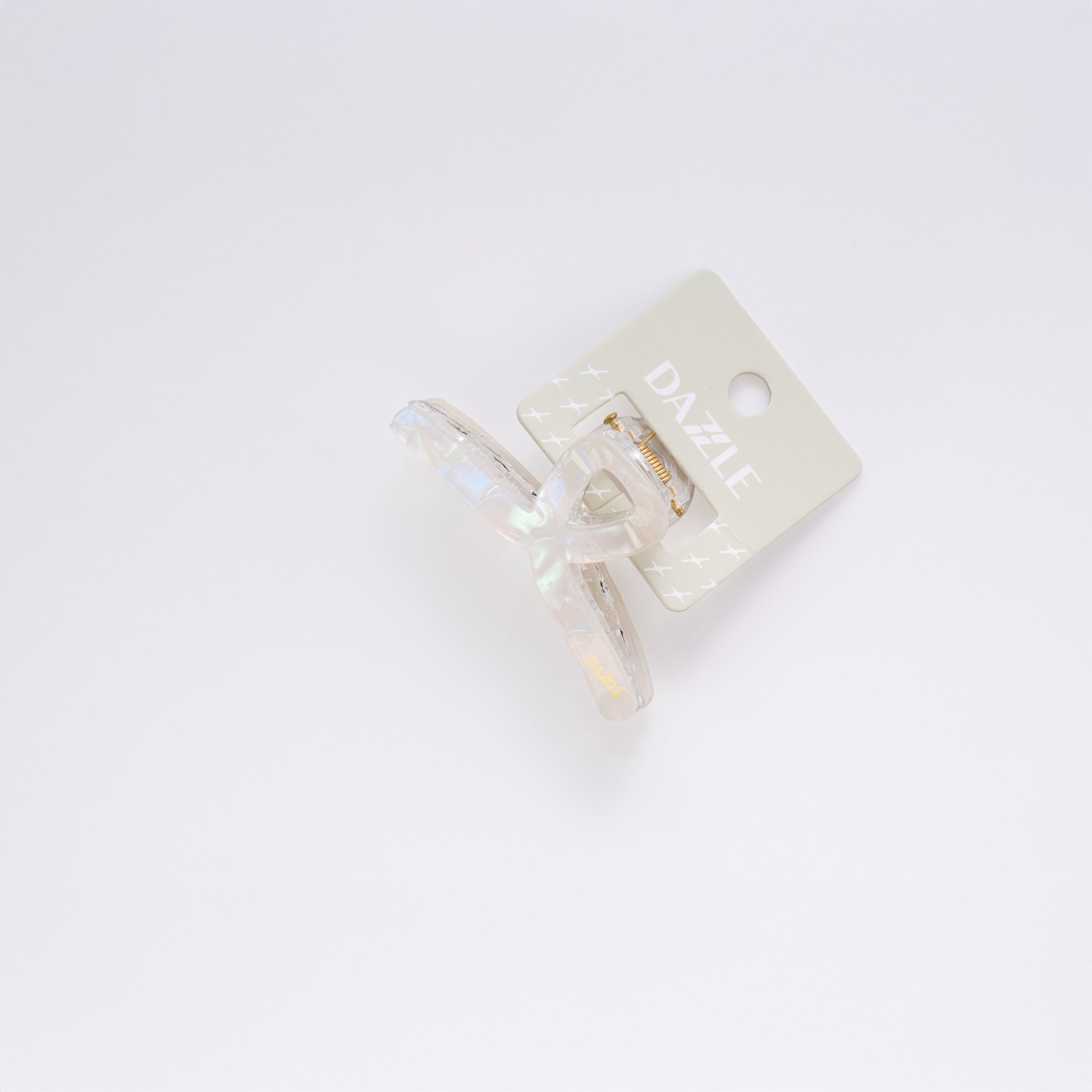 Crystal Pearl Loop Claw Clip