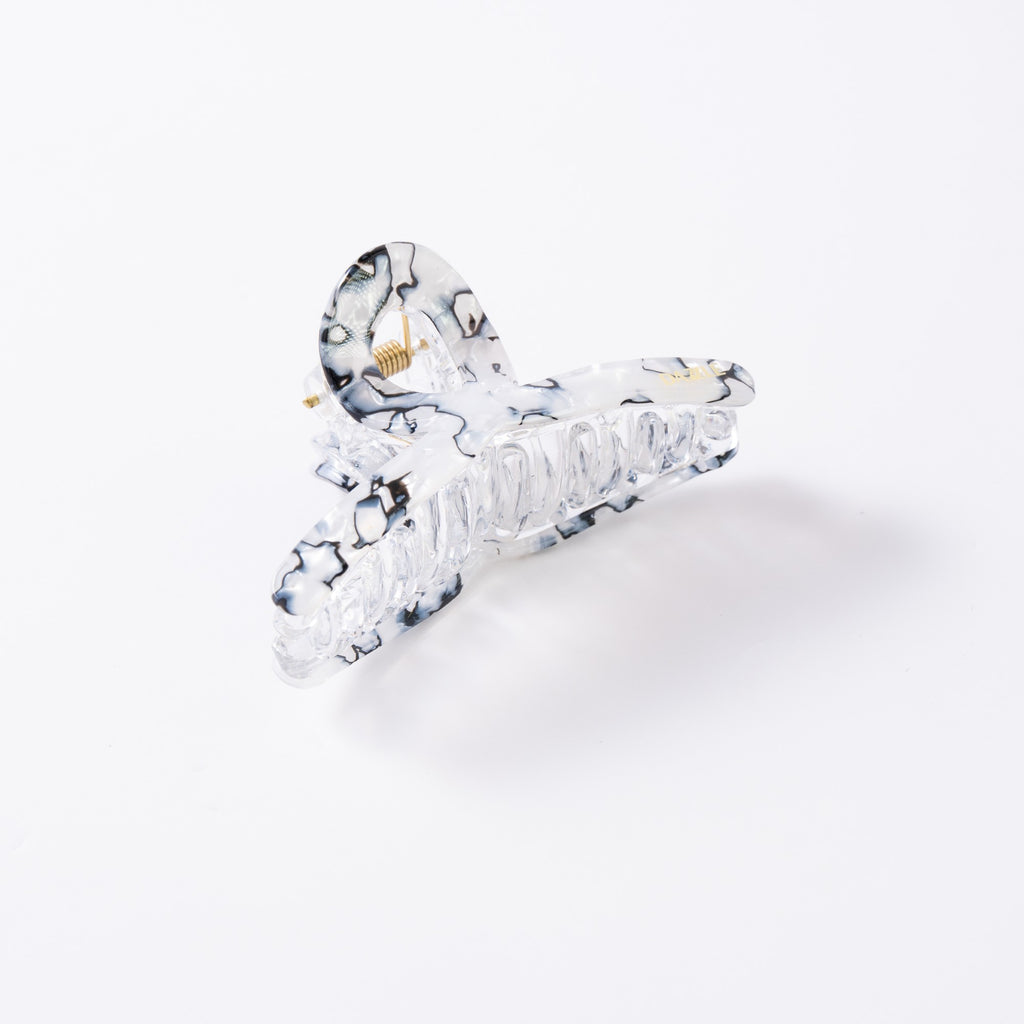 Crystal Pearl Loop Claw Clip