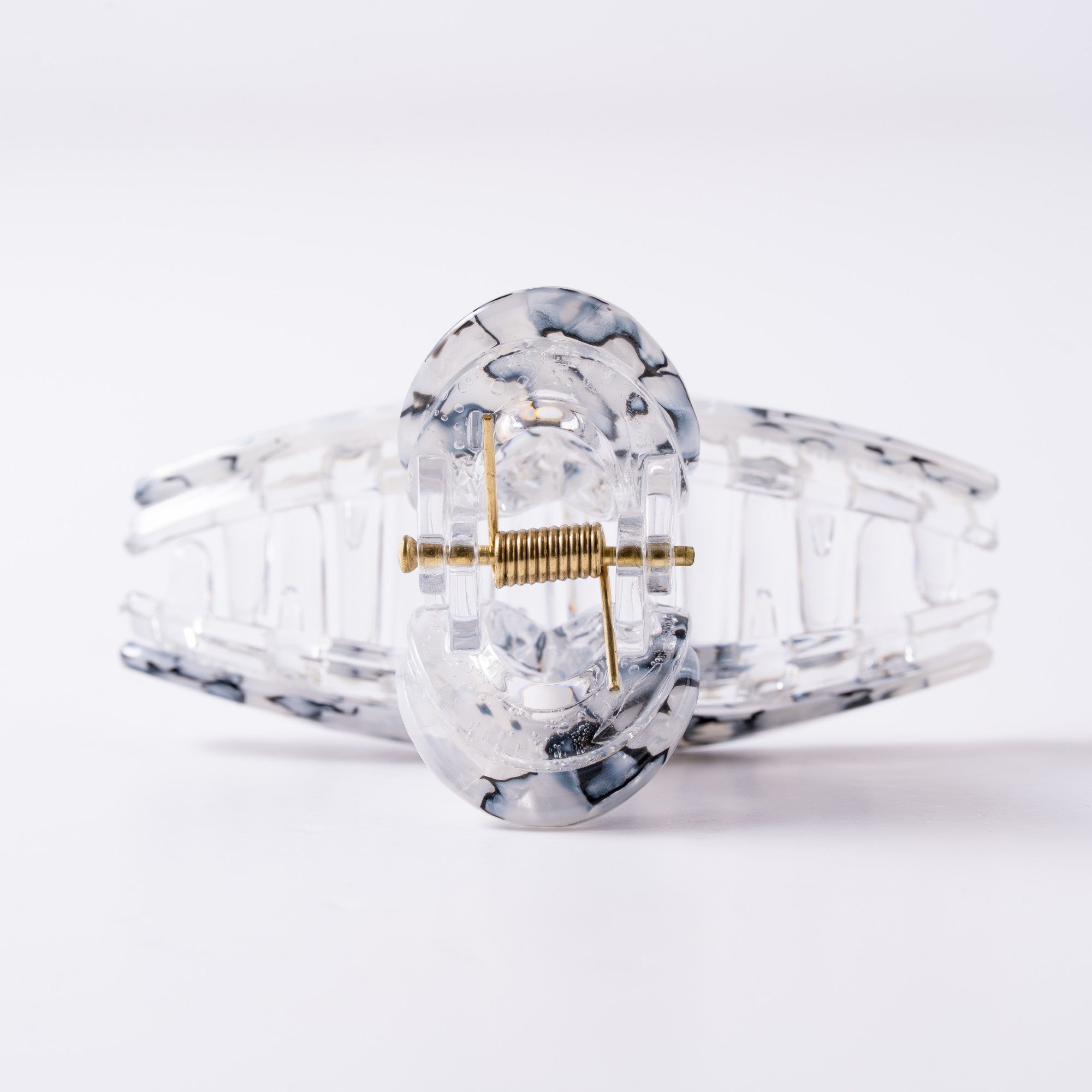 Crystal Pearl Loop Claw Clip