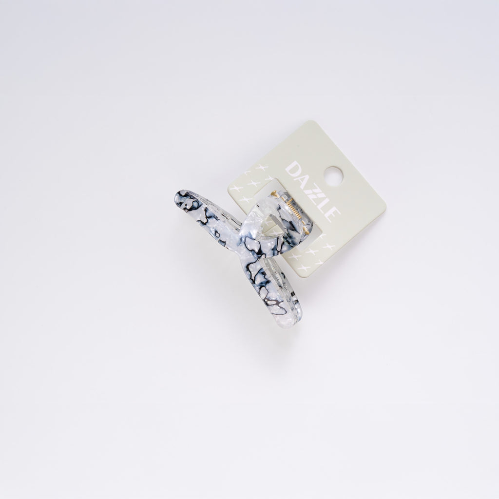 Crystal Pearl Loop Claw Clip