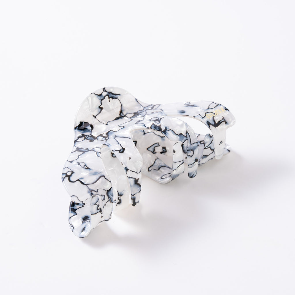 Ivory Wave Hair Claw Clip