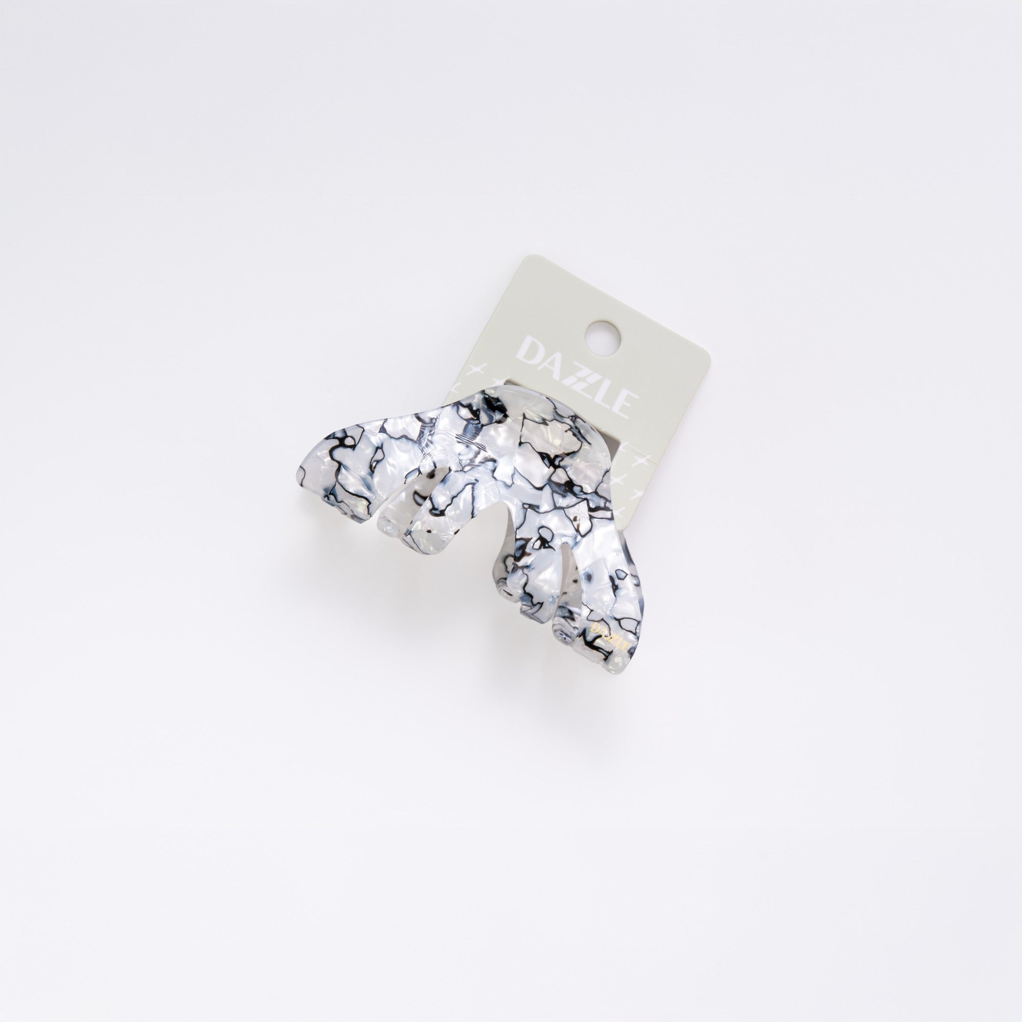 Ivory Wave Hair Claw Clip