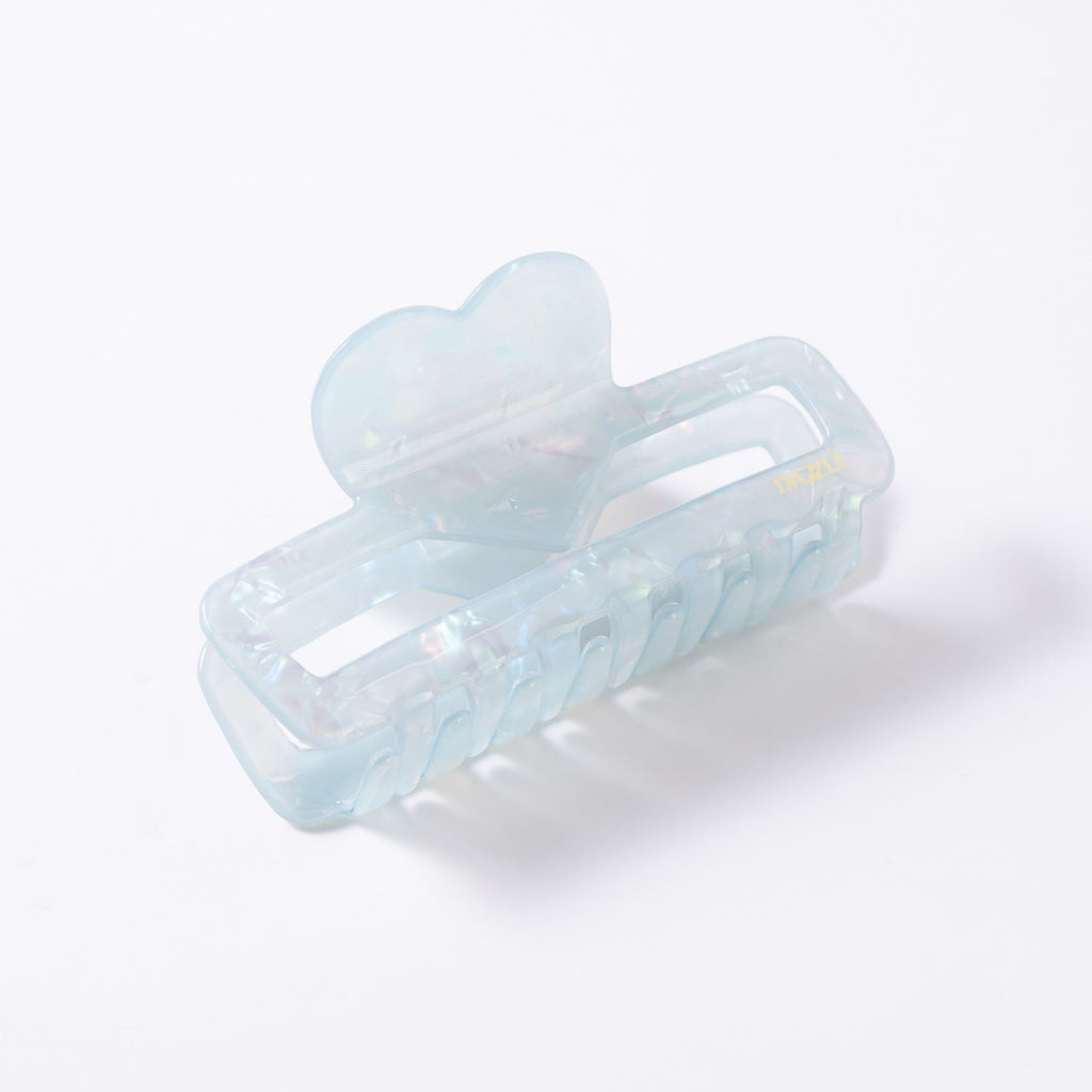 Pearl Heart Claw Clip