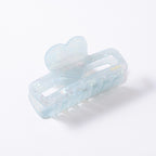 Pearl Heart Claw Clip