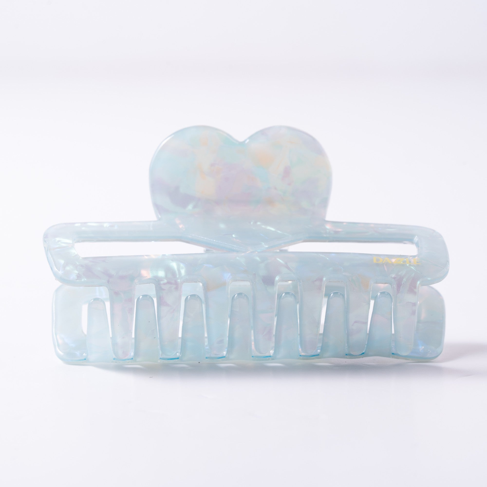 Pearl Heart Claw Clip