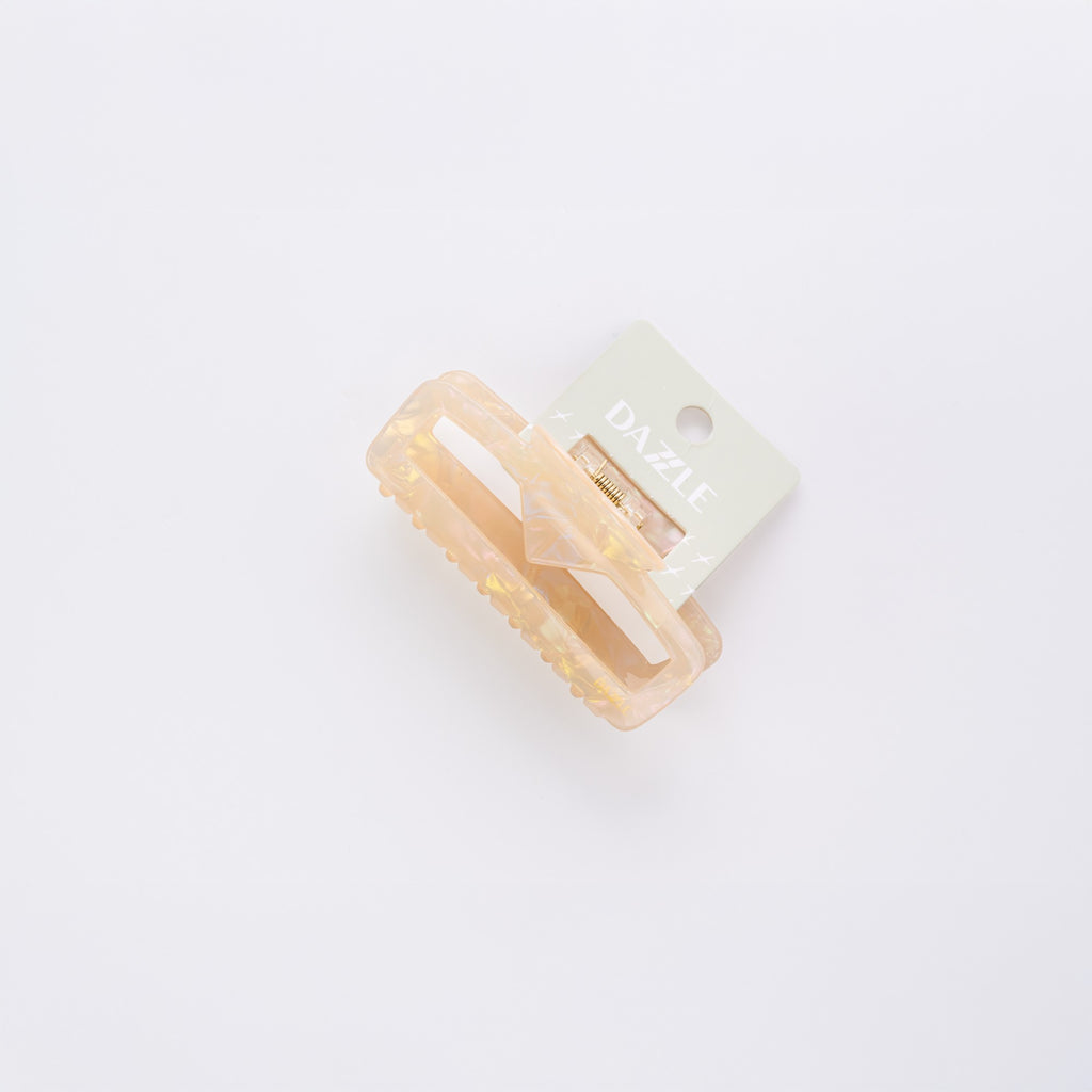 Pearl Heart Claw Clip