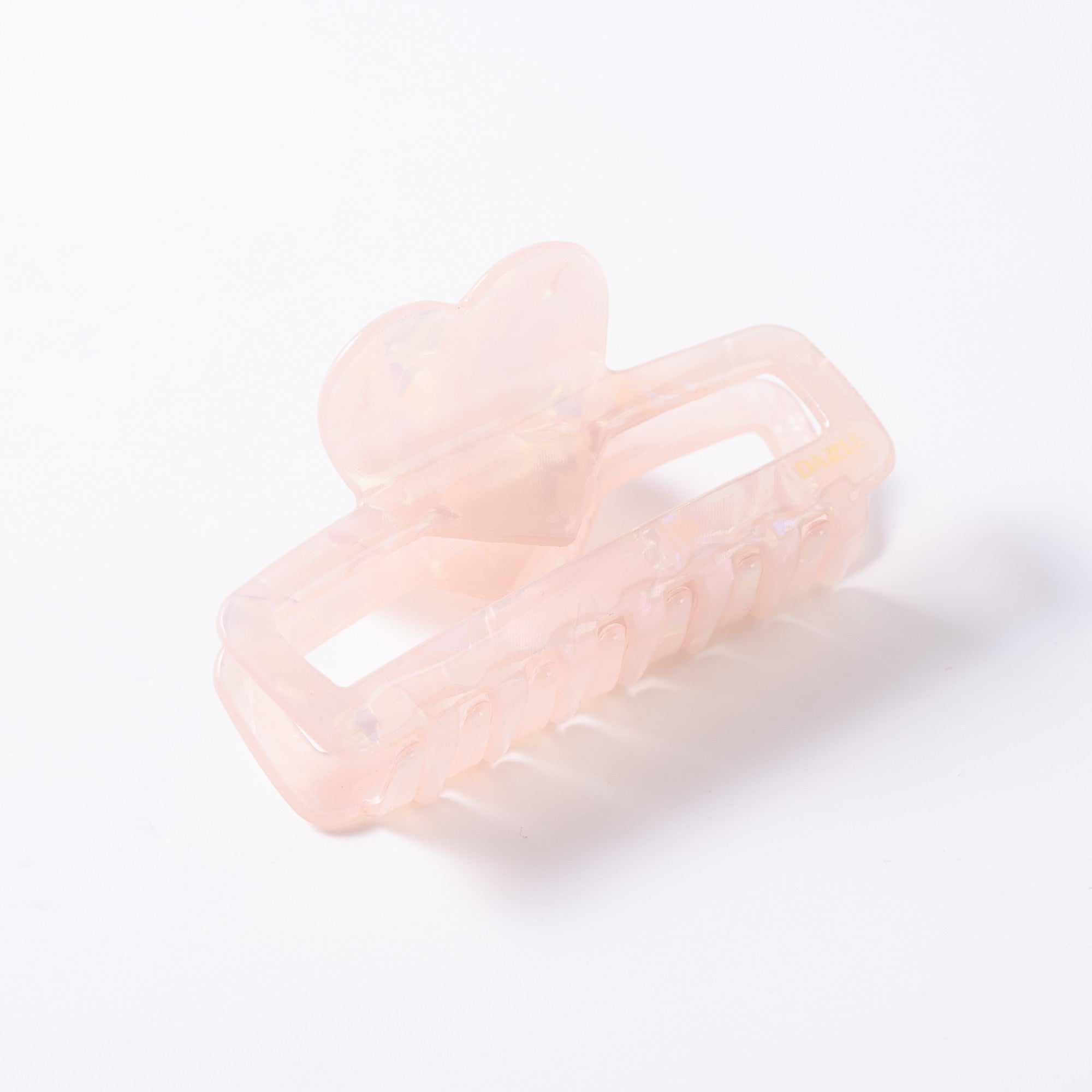 Pearl Heart Claw Clip