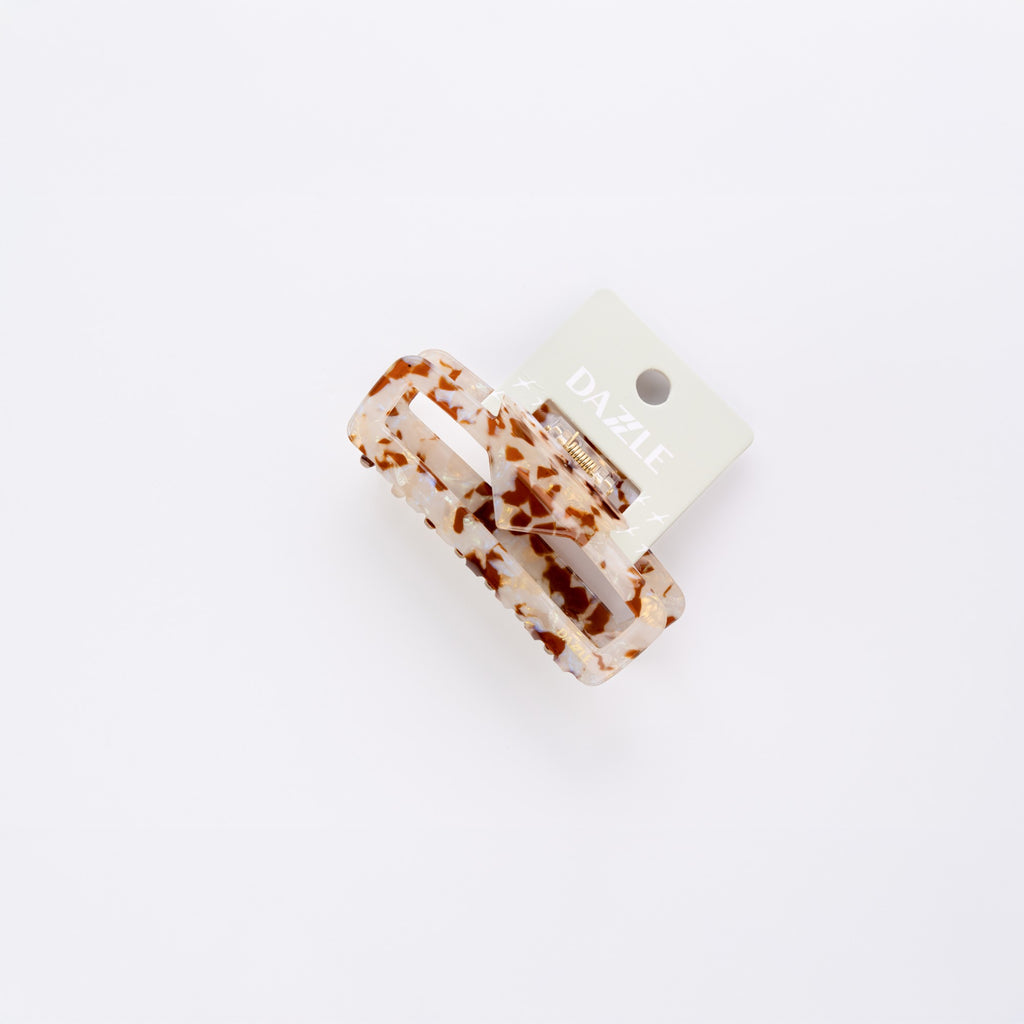 Pearl Heart Claw Clip
