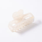 Pearl Heart Claw Clip