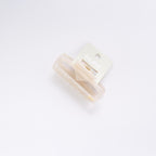 Pearl Heart Claw Clip