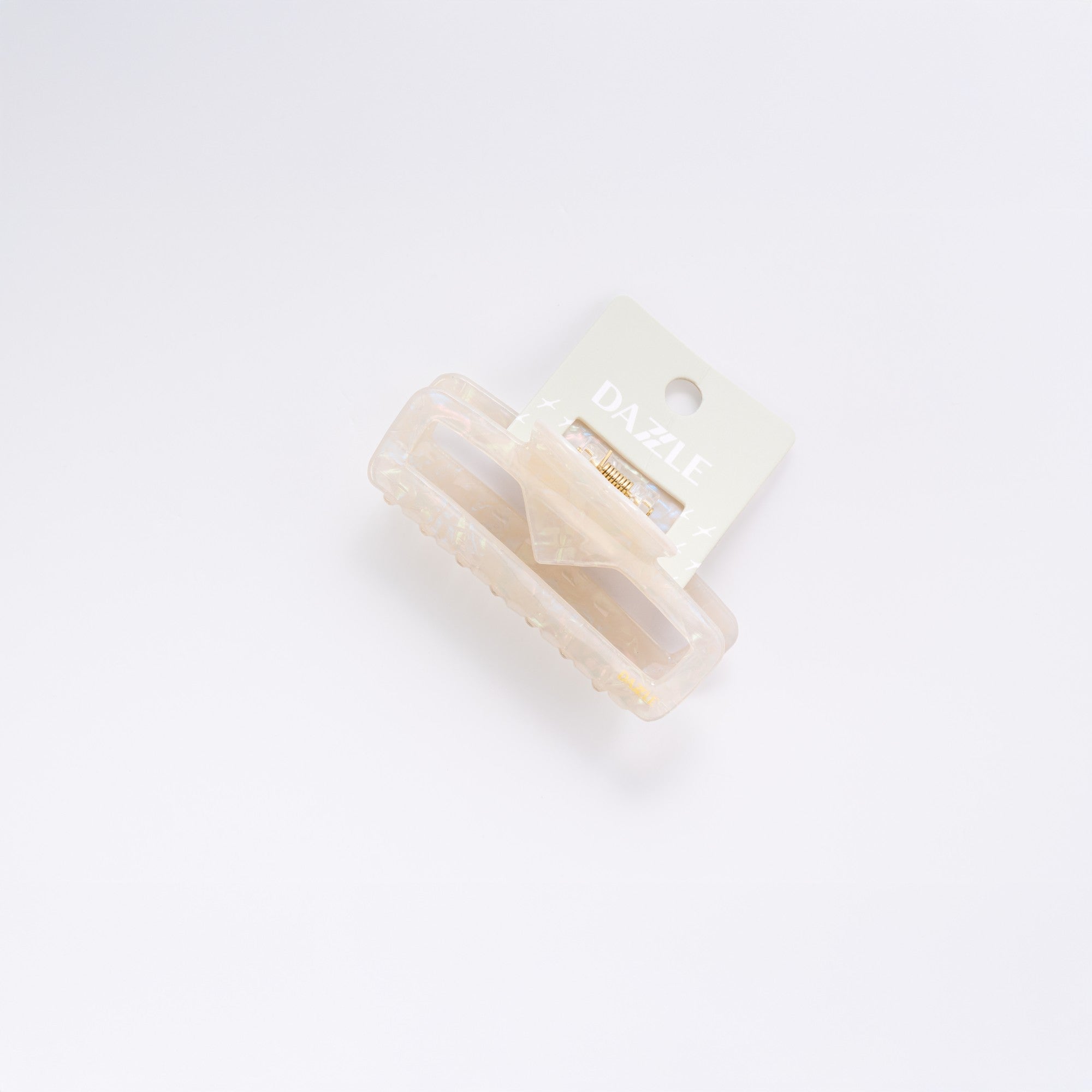 Pearl Heart Claw Clip