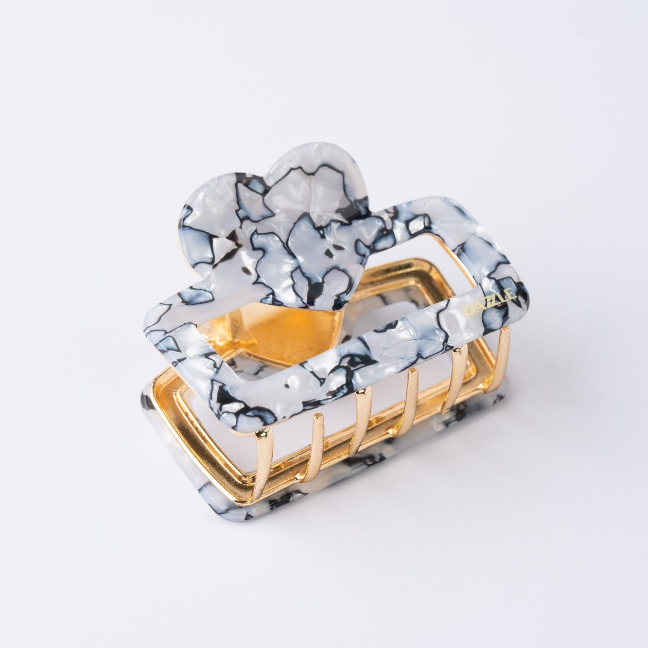 Pearl Heart Luxe Claw Clip