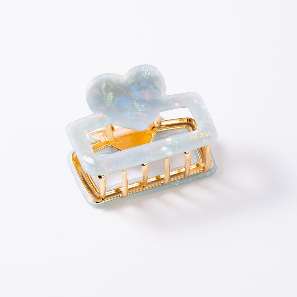 Pearl Heart Luxe Claw Clip