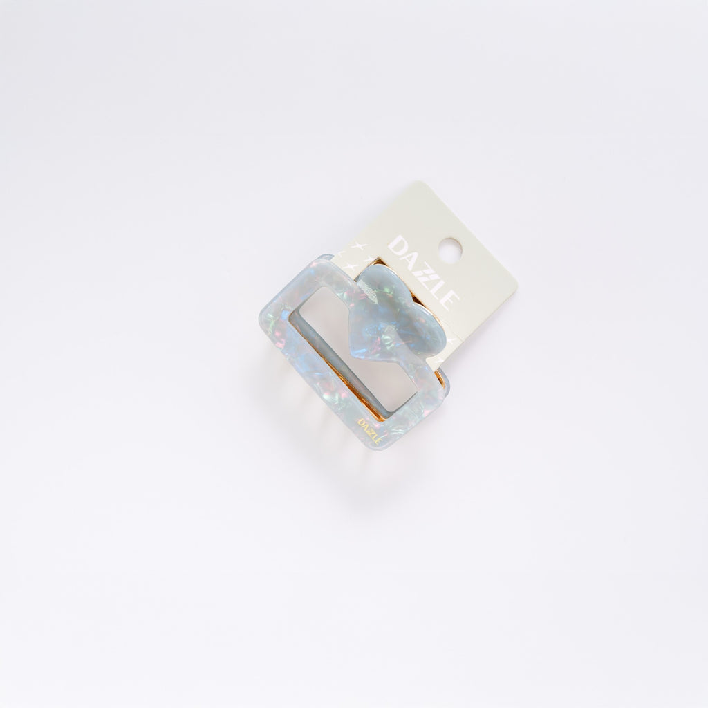 Pearl Heart Luxe Claw Clip