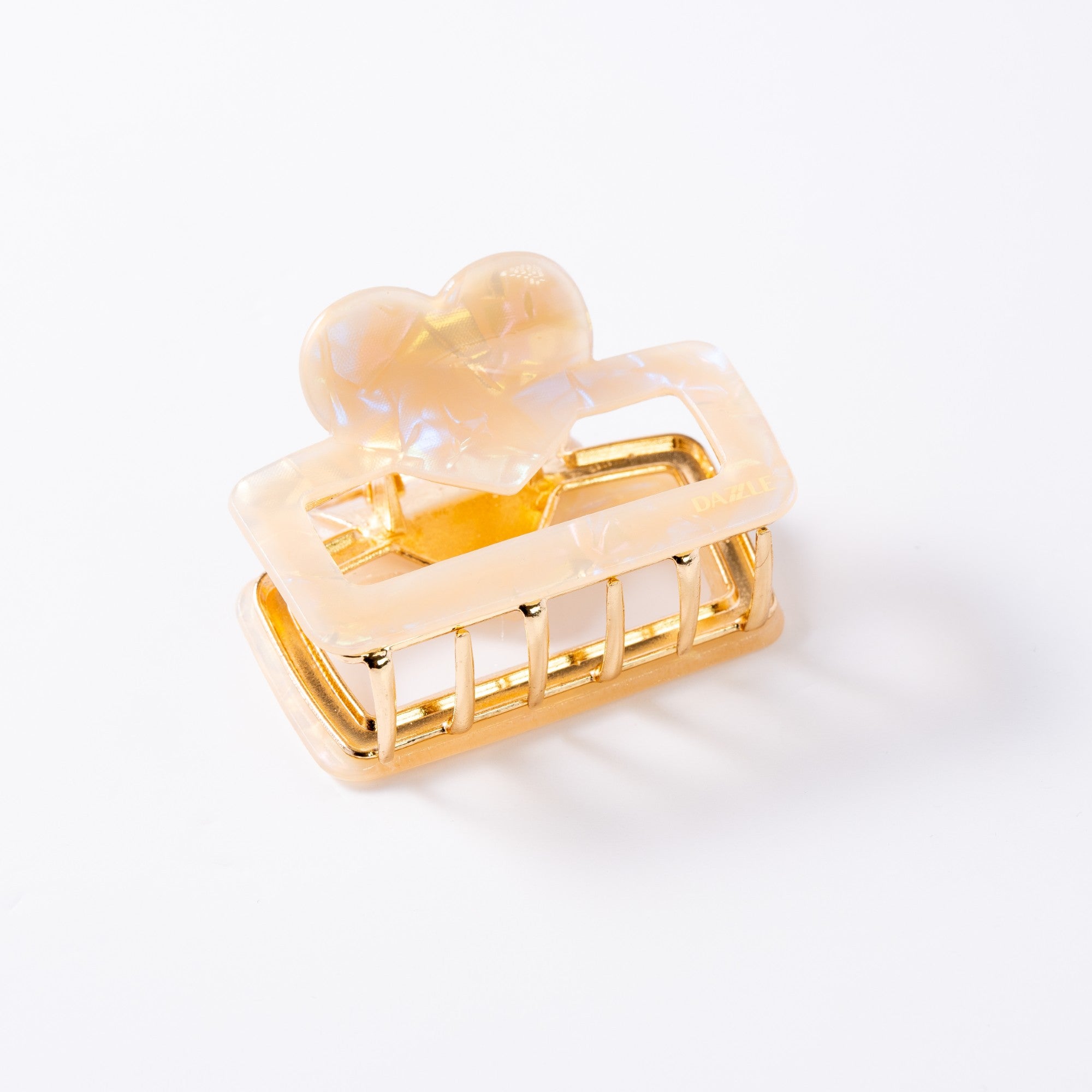 Pearl Heart Luxe Claw Clip