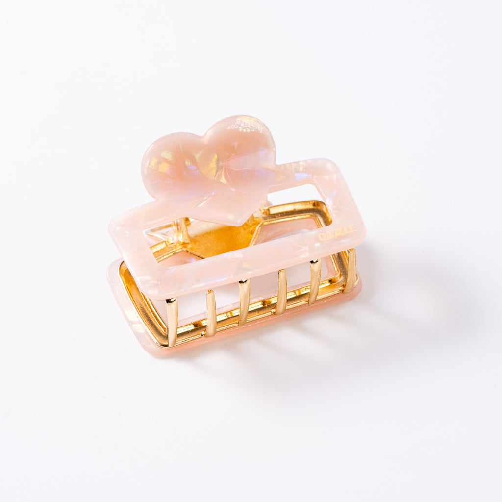 Pearl Heart Luxe Claw Clip