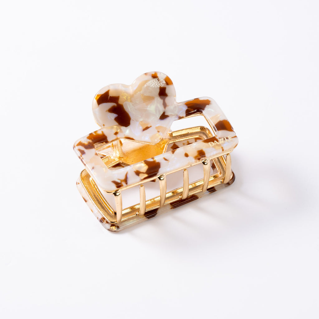 Pearl Heart Luxe Claw Clip