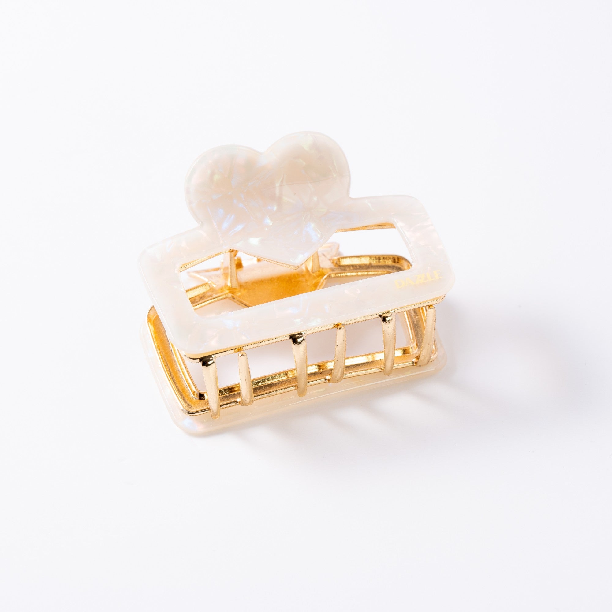 Pearl Heart Luxe Claw Clip