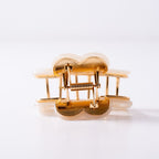 Pearl Heart Luxe Claw Clip