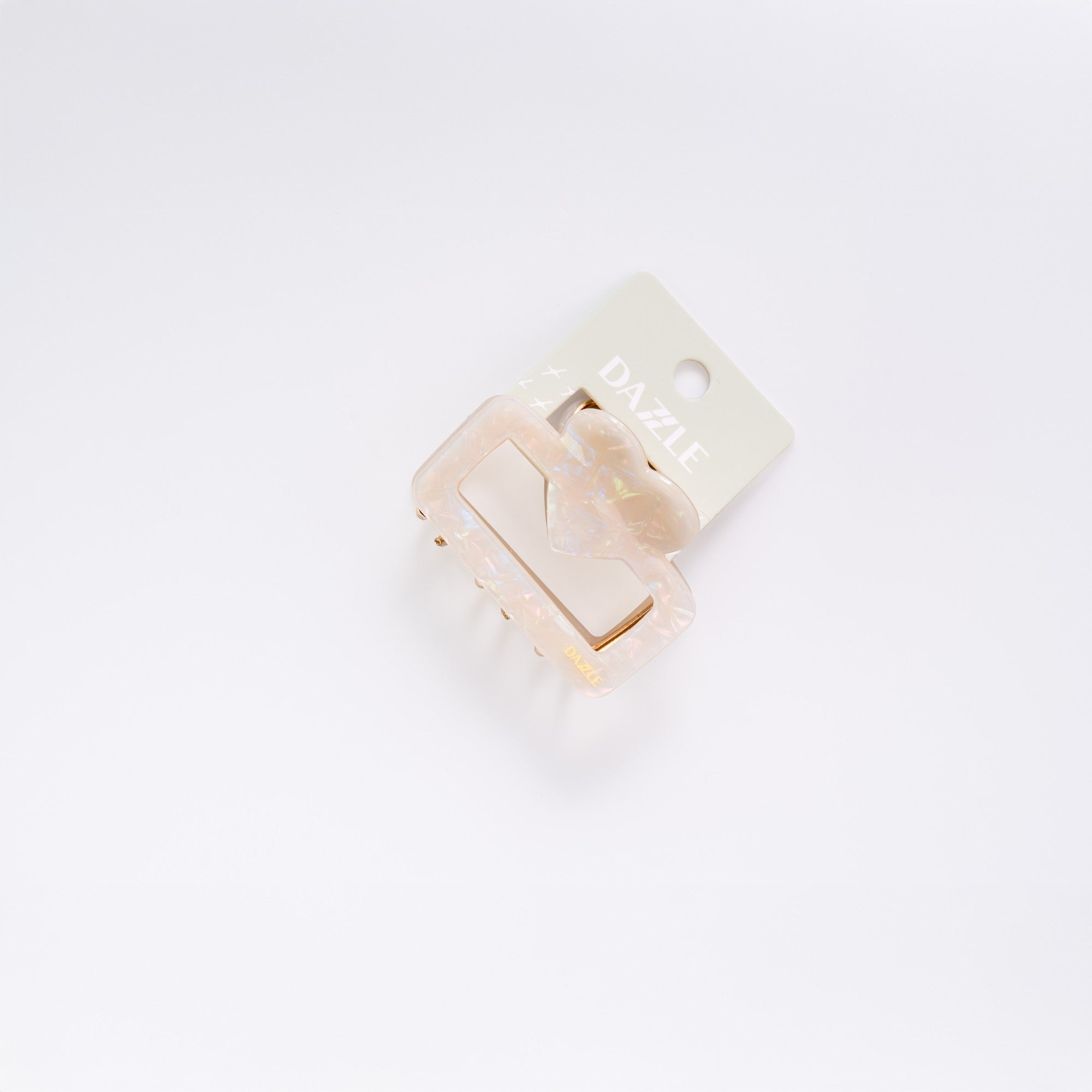 Pearl Heart Luxe Claw Clip