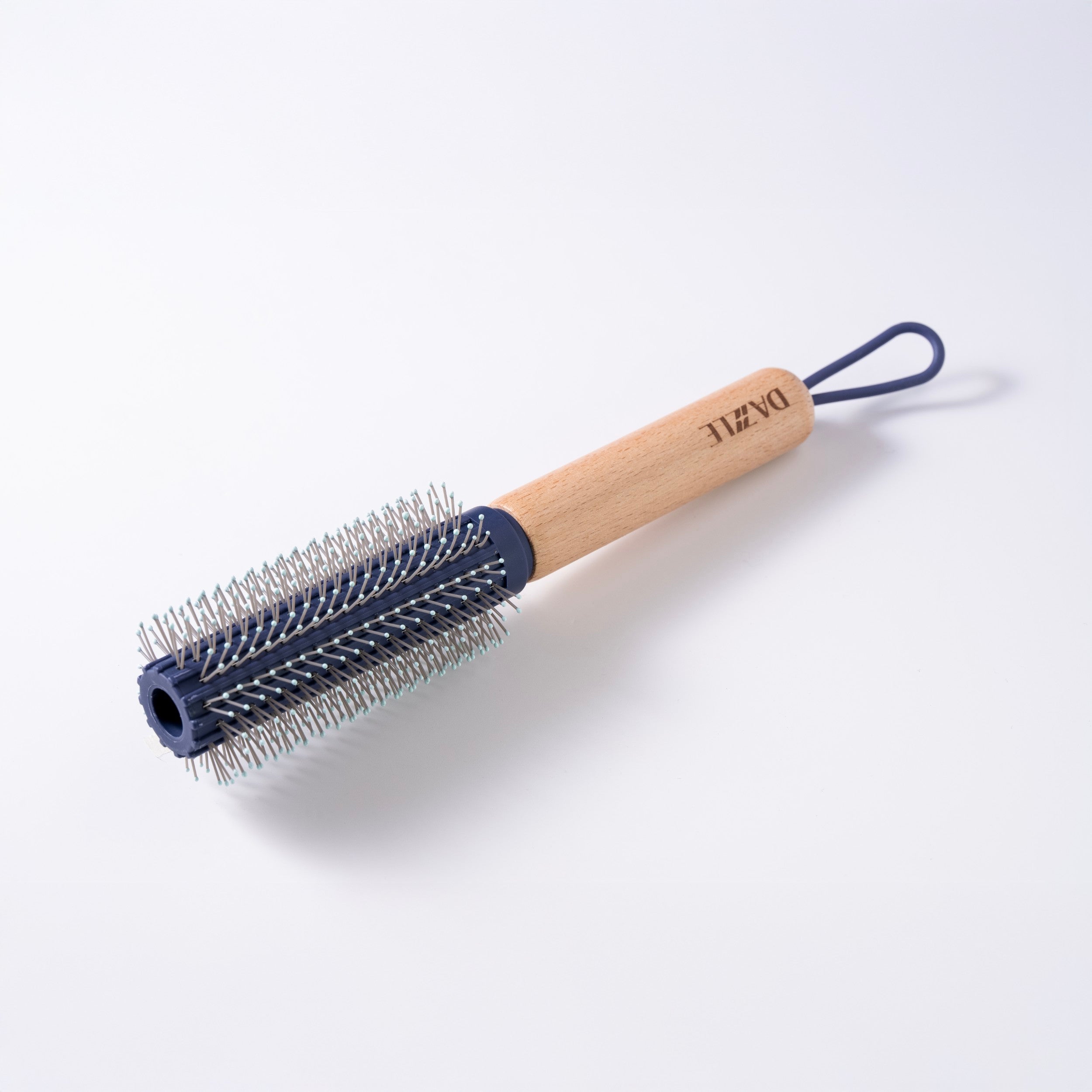 Round Barrel Styling Brush with Wooden Handle
