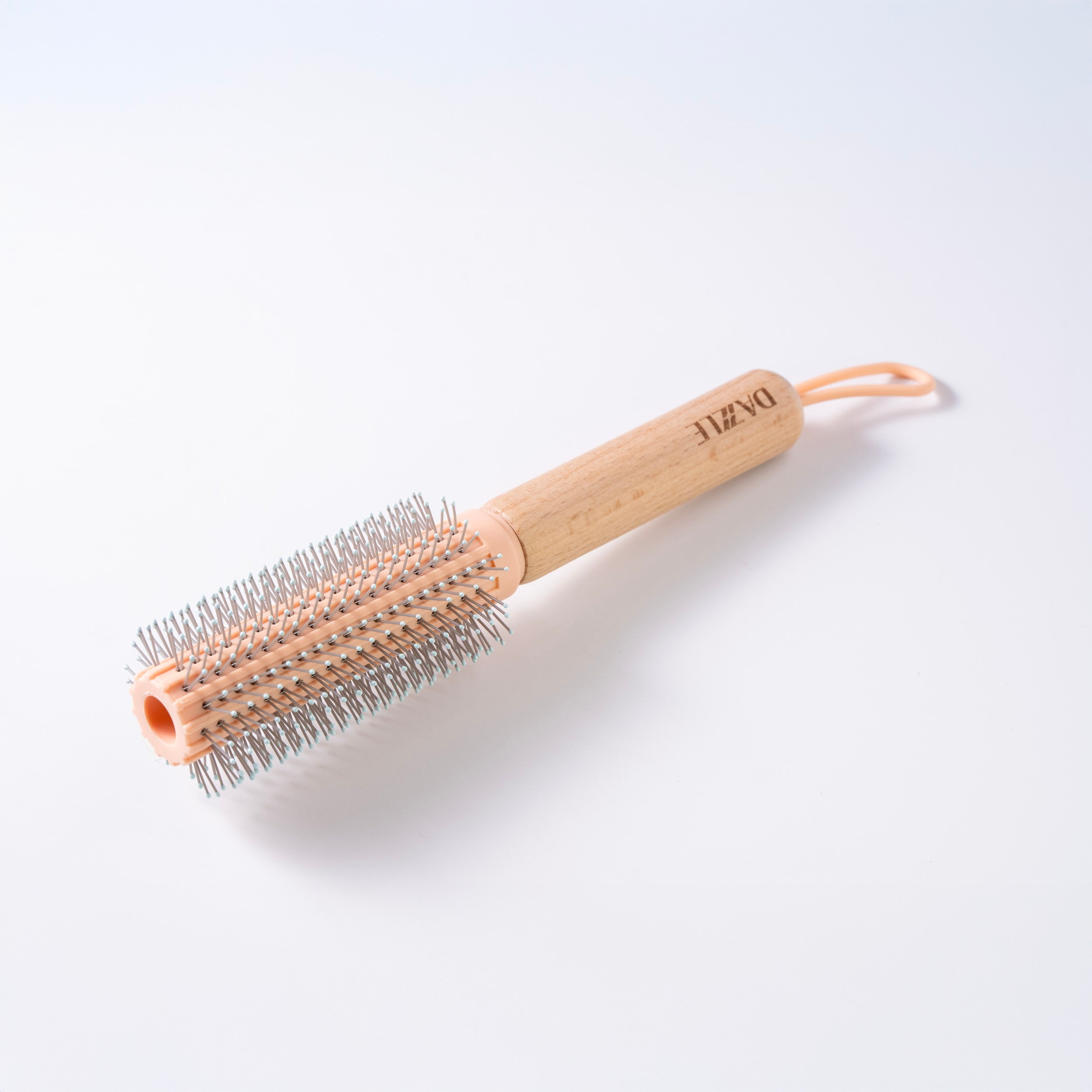 Round Barrel Styling Brush with Wooden Handle