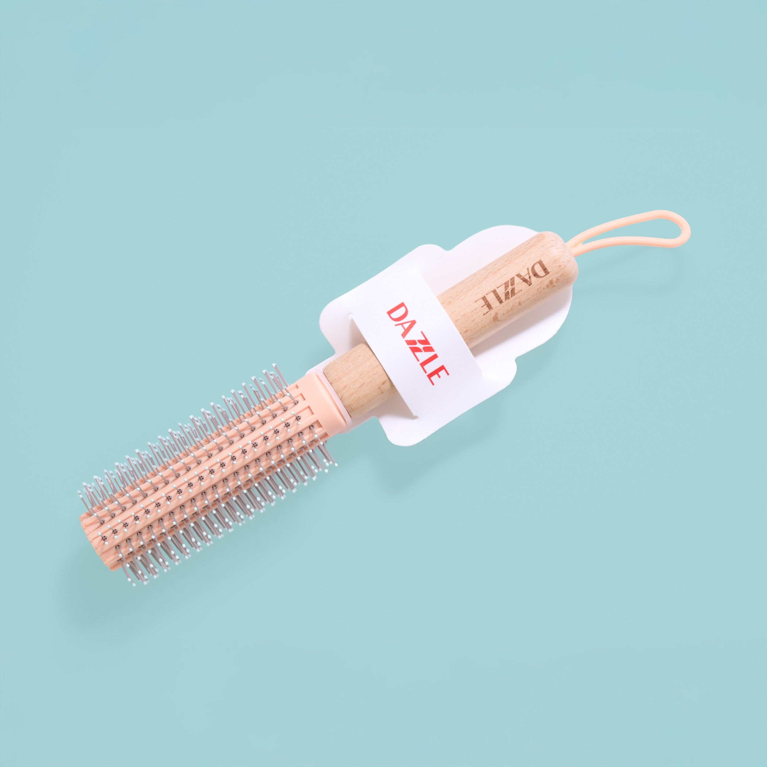 Round Barrel Styling Brush with Wooden Handle