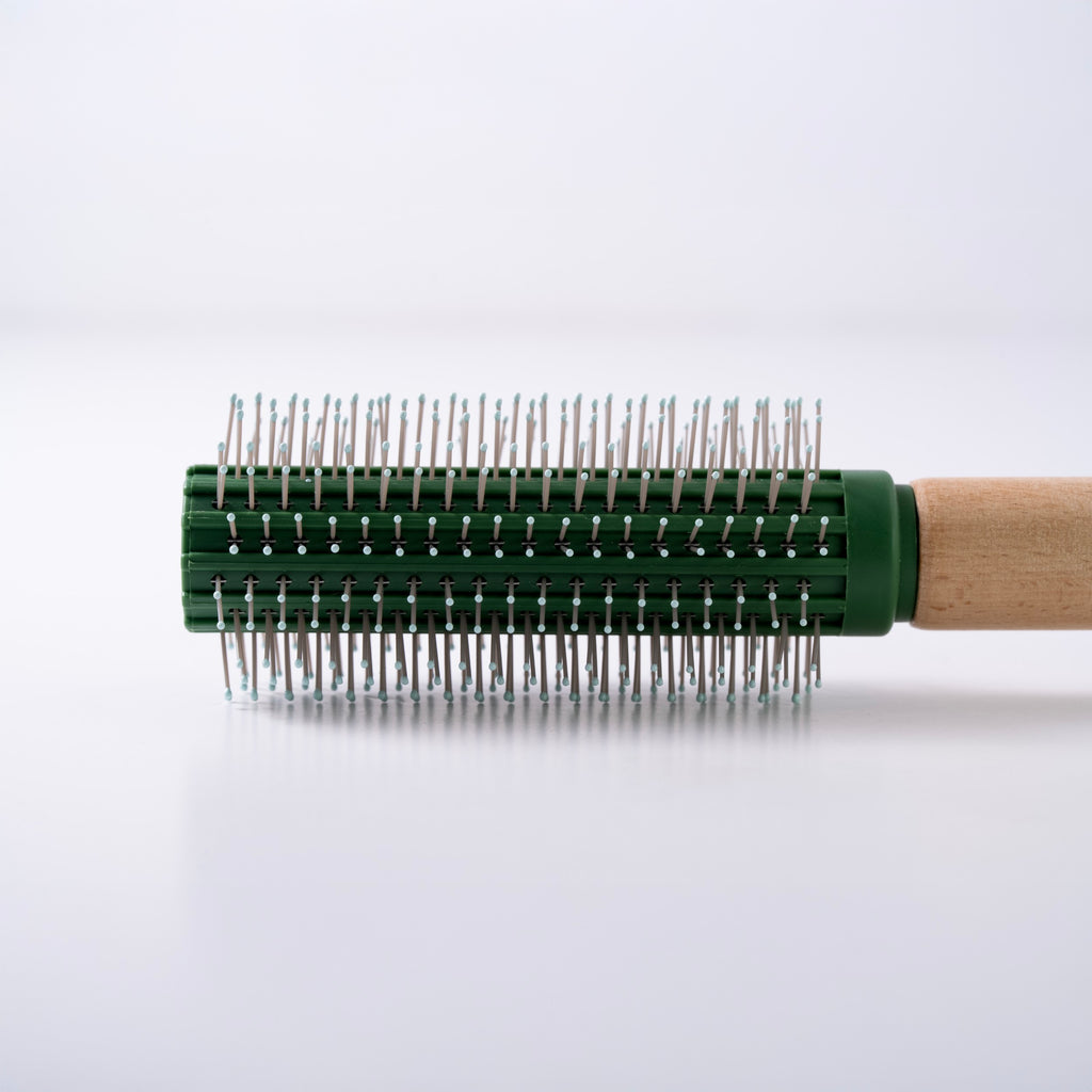 Round Barrel Styling Brush with Wooden Handle