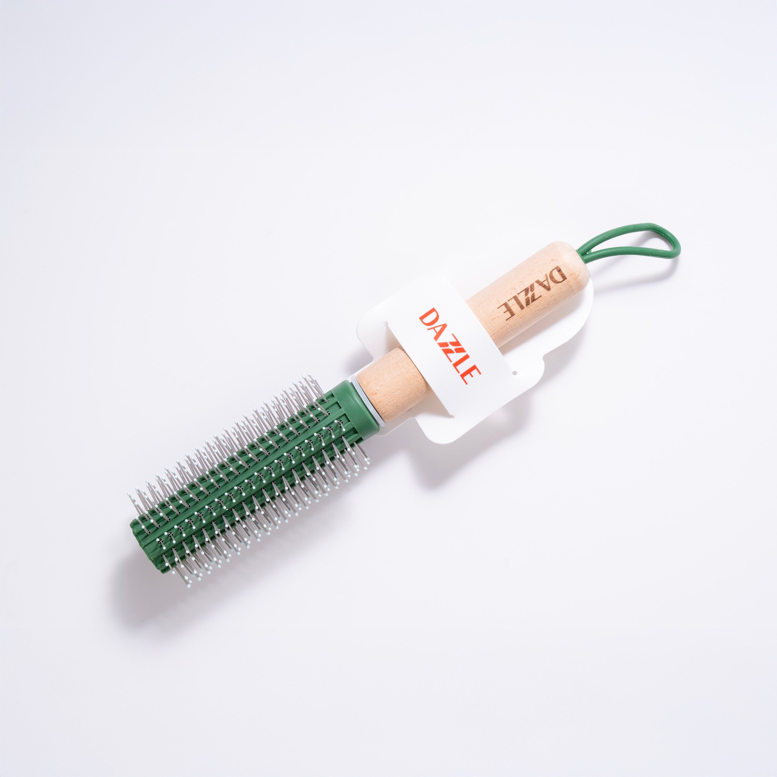 Round Barrel Styling Brush with Wooden Handle