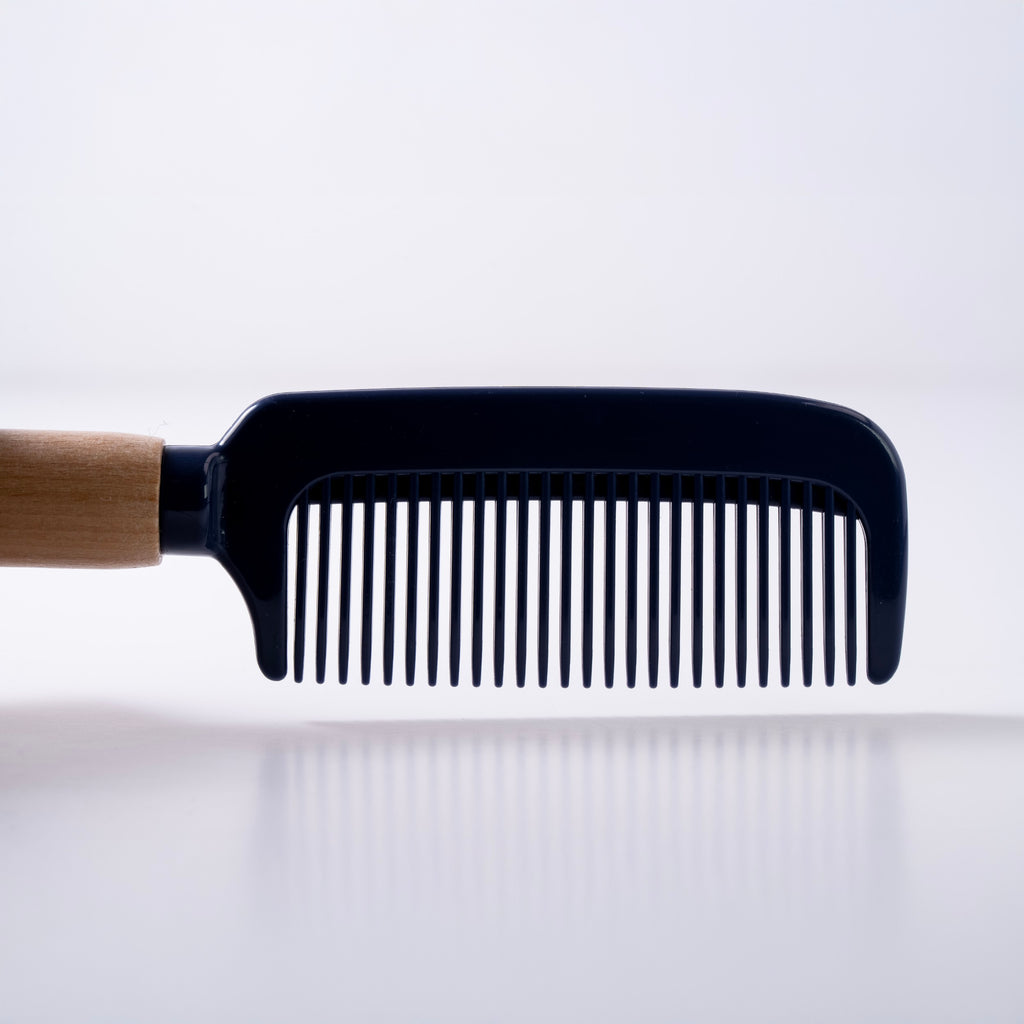 Wide Tooth Detangling Comb with Wooden Handle