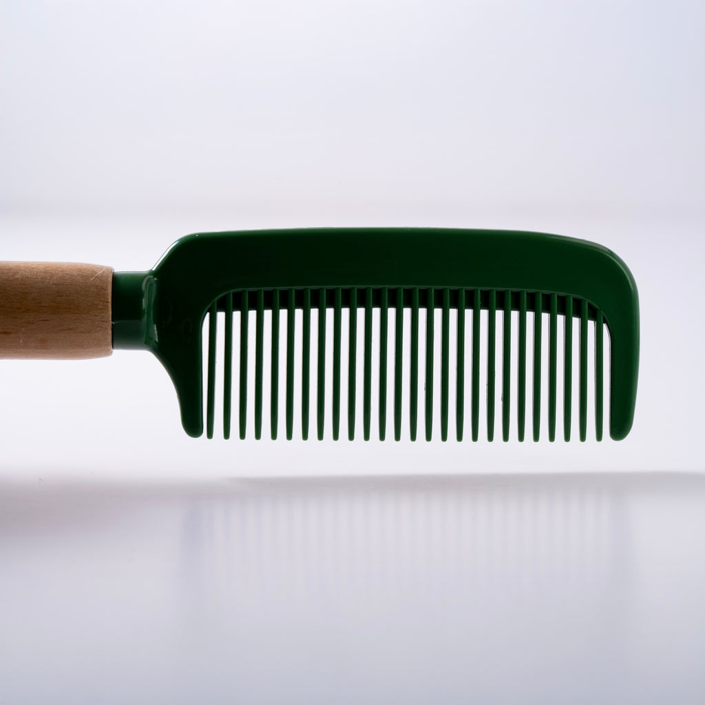 Wide Tooth Detangling Comb with Wooden Handle
