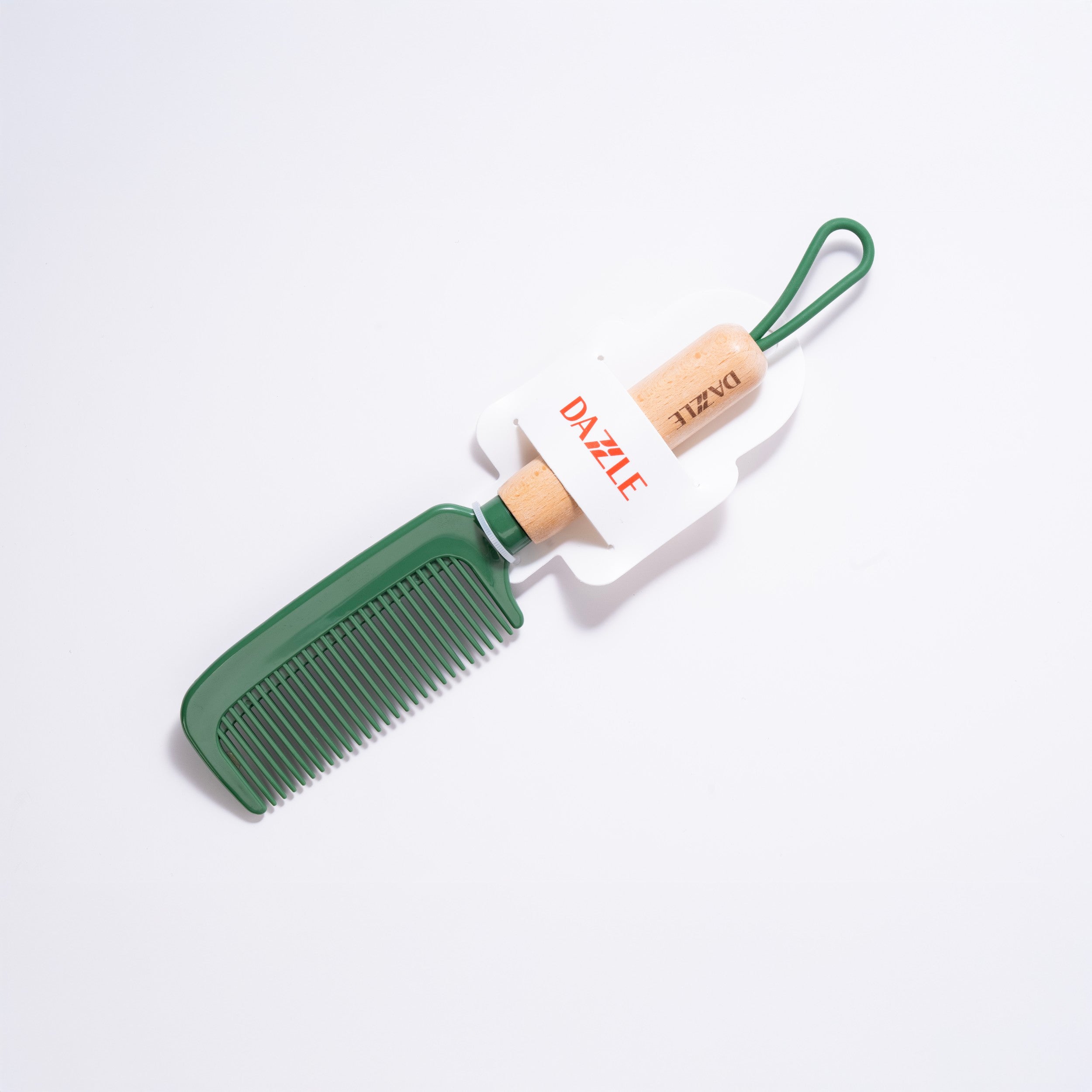Wide Tooth Detangling Comb with Wooden Handle