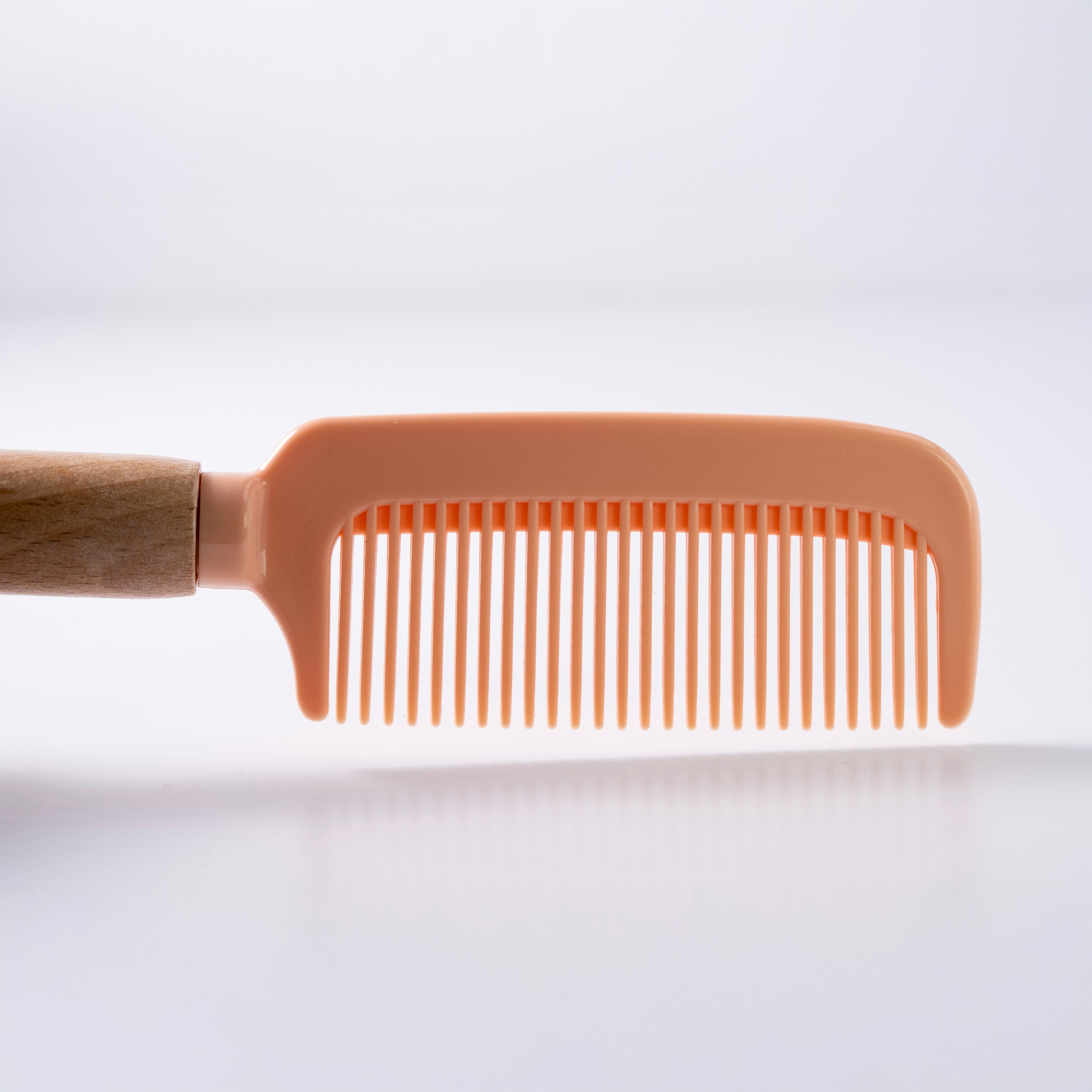 Wide Tooth Detangling Comb with Wooden Handle