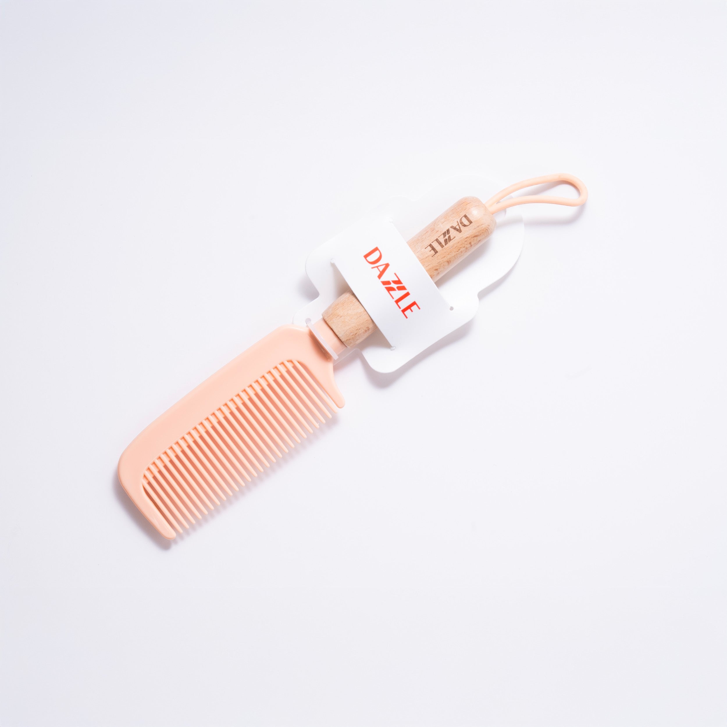 Wide Tooth Detangling Comb with Wooden Handle