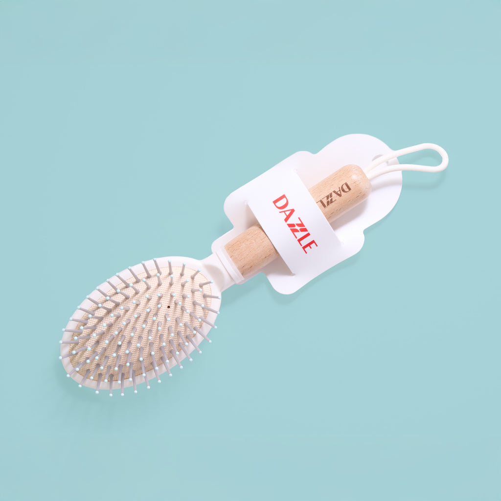 Wooden Handle Detangling Hair Brush