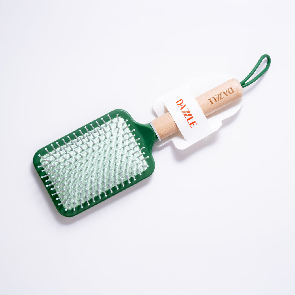 Wooden Handle Detangling Paddle Brush