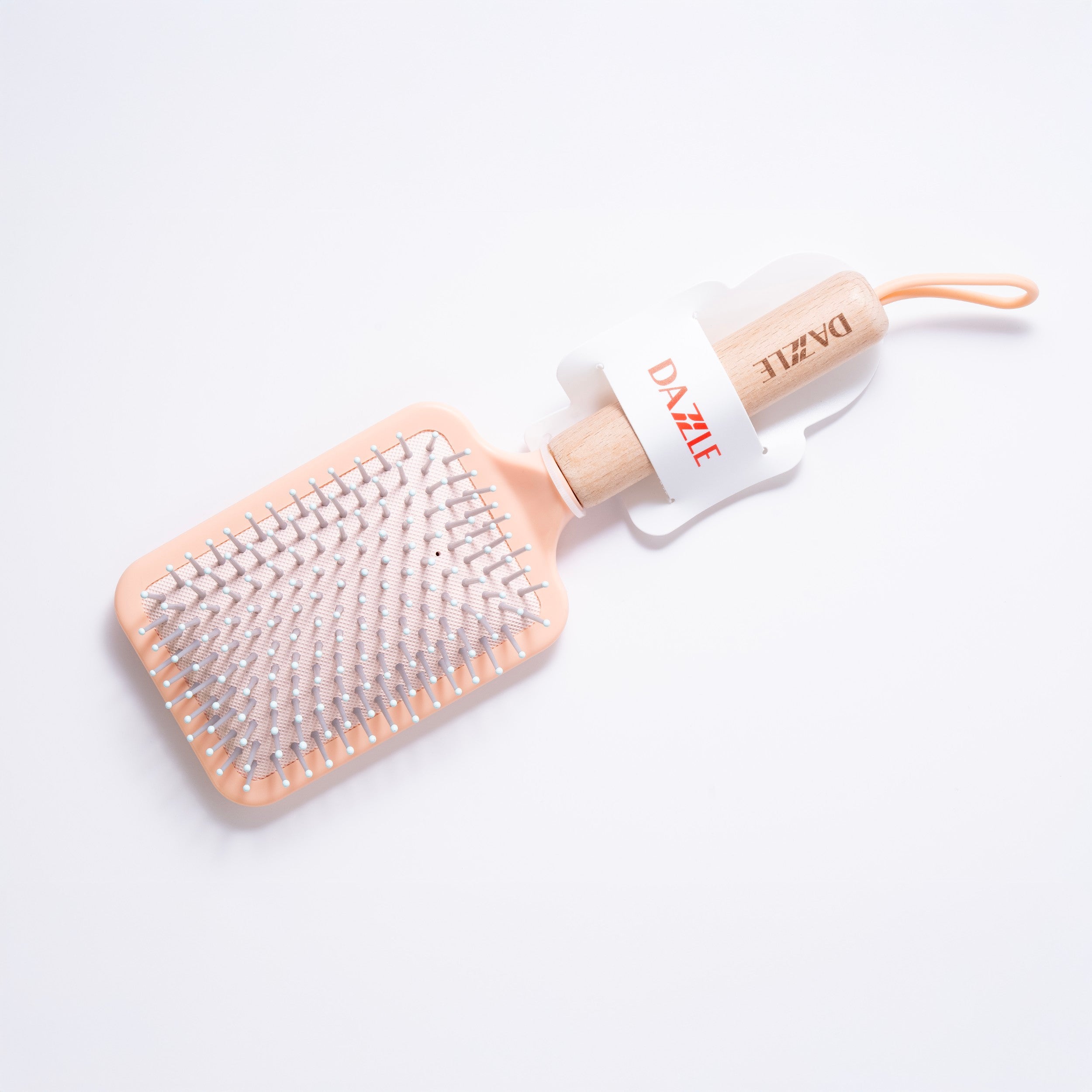 Wooden Handle Detangling Paddle Brush
