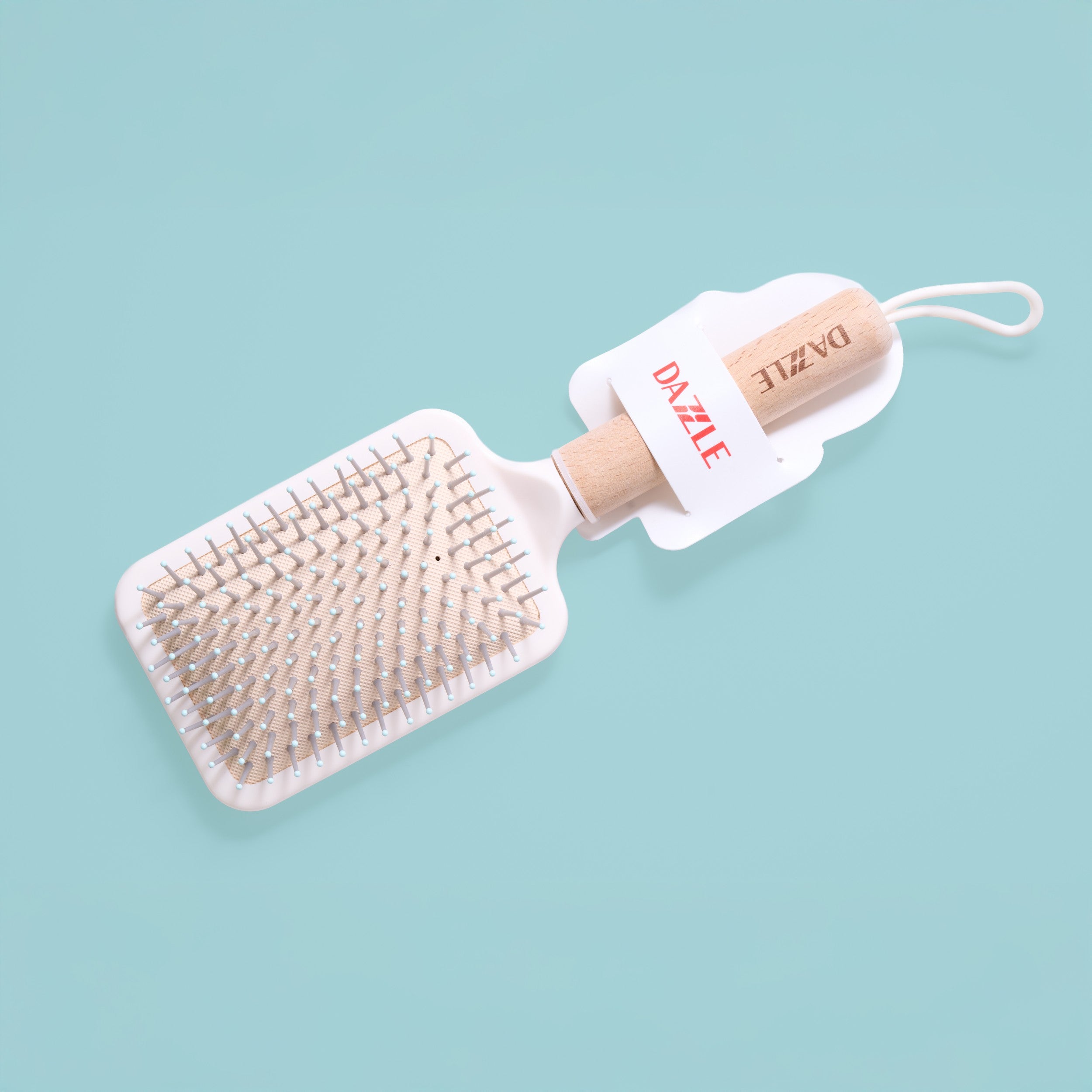 Wooden Handle Detangling Paddle Brush