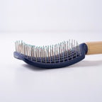 Wooden Handle Paddle Hair Brush