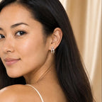 Minimal Layered Hoop Stud Earrings