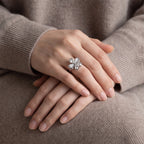 Bloom Crystal Petal Ring