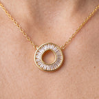 Radiant Heart Halo Necklace