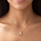Bow Drop Pendant Necklace